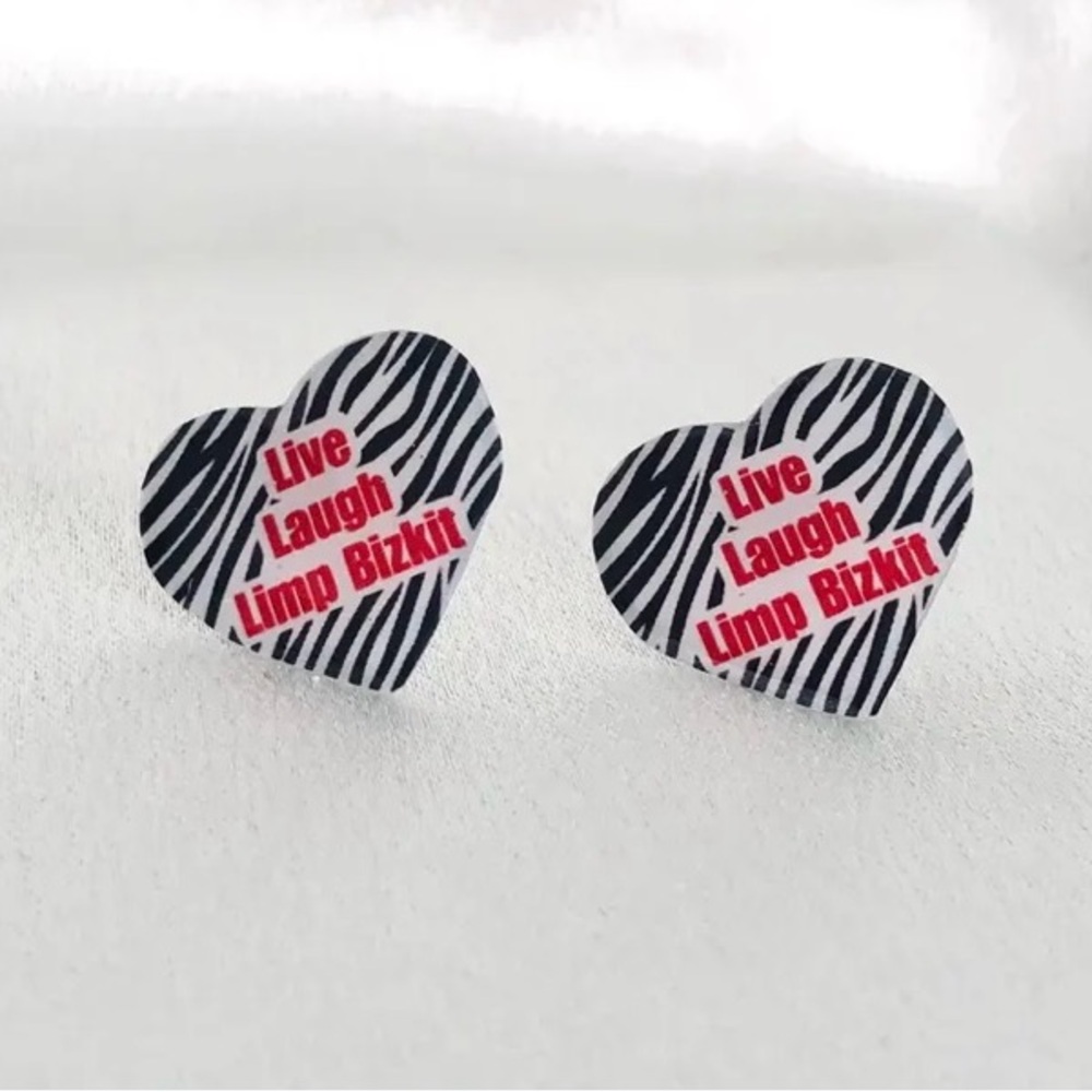 limp Bizkit earrings nu metal band band tee